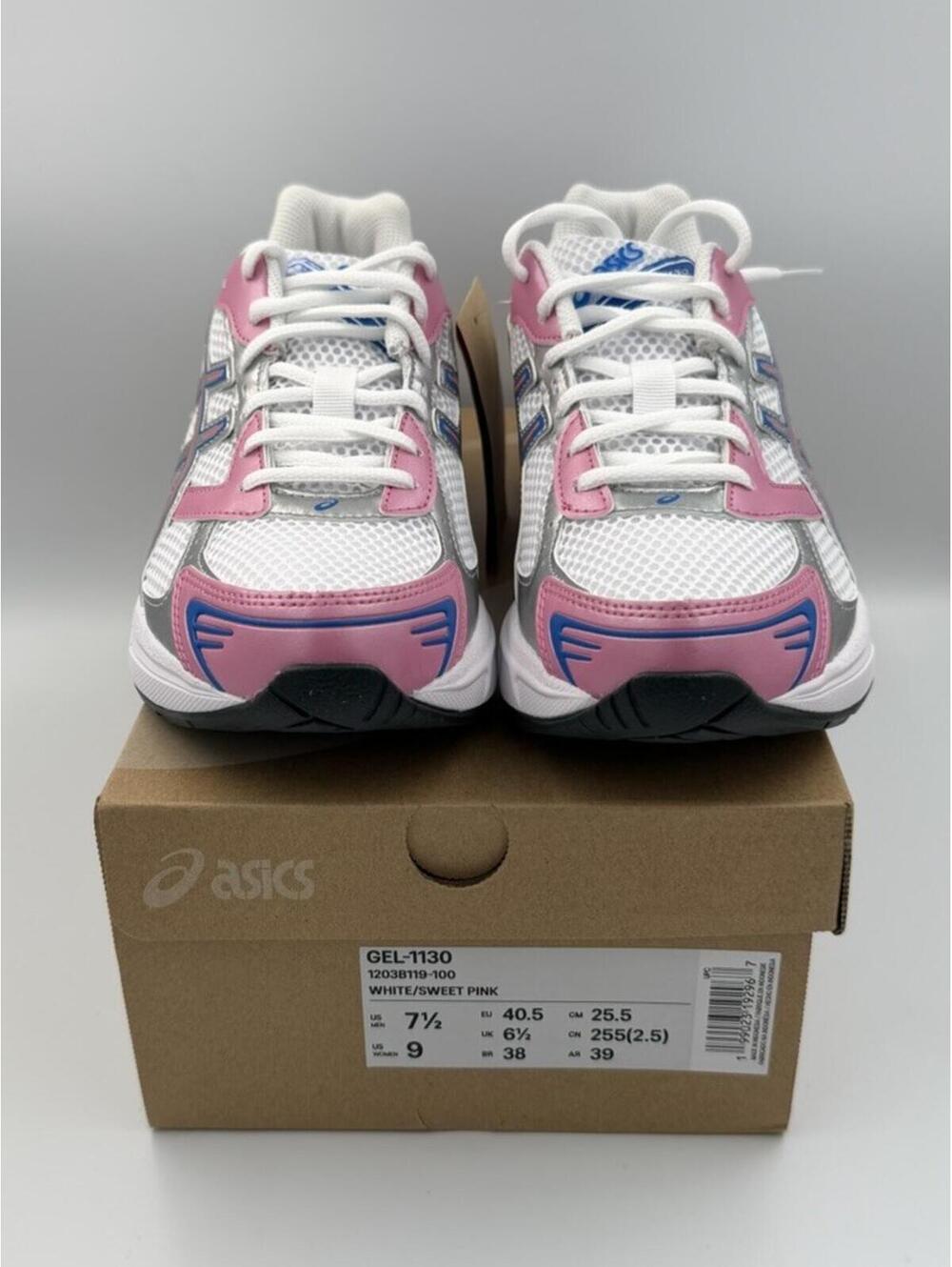 Size 9 W - ASICS Gel 1130 Sweet Pink White Blue - Picture 4 of 8